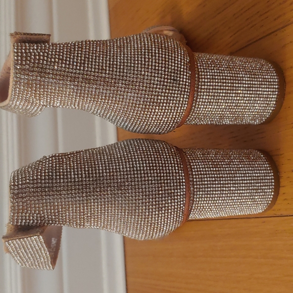 Jeffrey Campbell Rhinestone Heeled Sandals - Picture 3 of 5